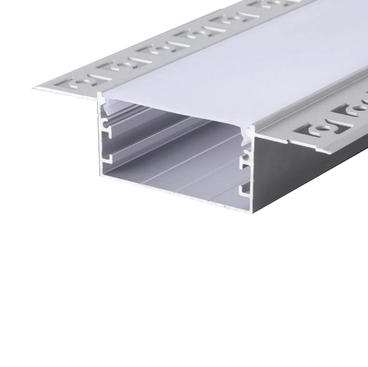 Профиль линейный LED LPS-48 с рассеивателем и 3-я заглушками (2499551771)