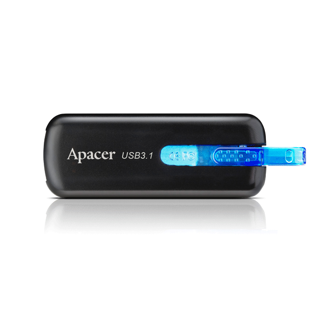 Флешка Apacer AH354 USB 3.1 16 GB Чорний (AP16GAH354B-1)