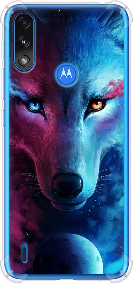 Чехол на Motorola E7 Power Арт-волк (3999sp-2284-42517) Чехол на Motorola E7 Power Арт-волк (3999sp-2284-42517)
