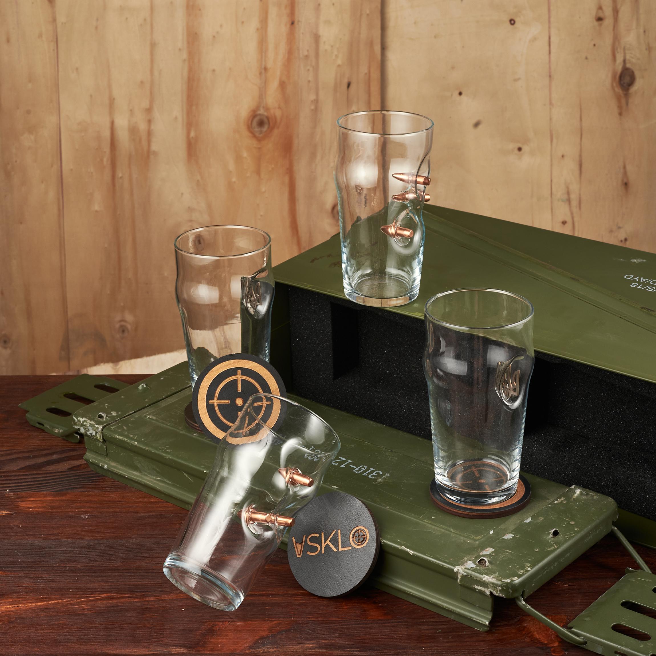 Набор БК пивные бокалы 3 шара с гербом - фото 4 Набор БК пивные бокалы 3 шара с гербом - фото 4