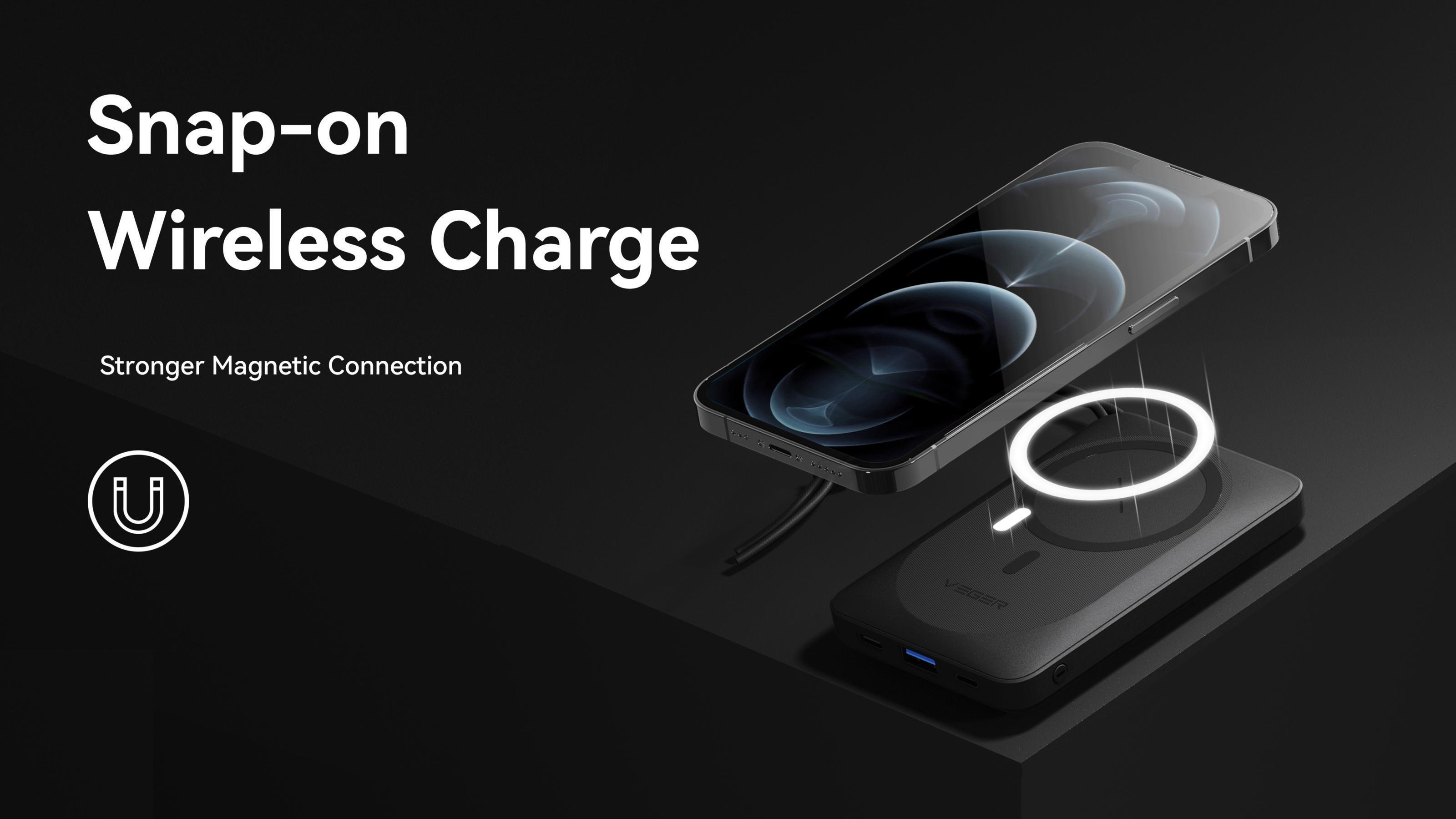 Повербанк VEGER MagOn 10000 mAh (W1151) - фото 9 Повербанк VEGER MagOn 10000 mAh (W1151) - фото 9