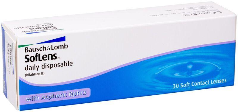 Контактные линзы Bausch&Lomb Soflens Daily Disposable 30 шт. (75625)