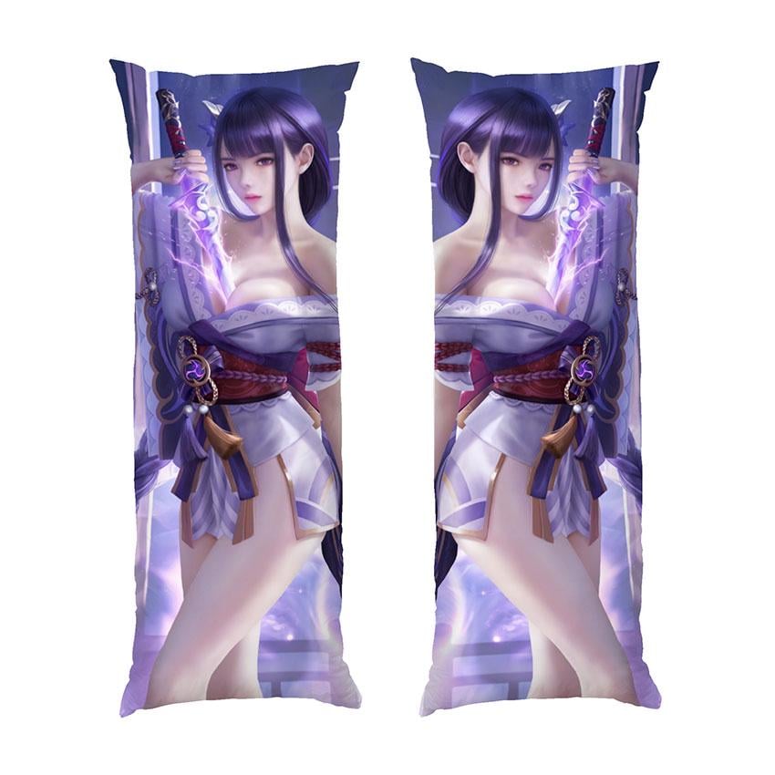 Подушка дакимакура Anime girl with a sword габардин 120х40 см (112059-1)