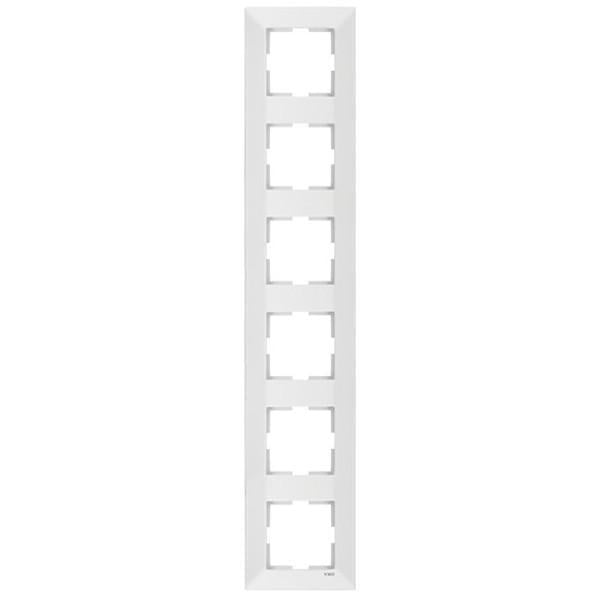 Рамка шестиместная вертикальная Viko Meridian Белый (00000012481) Рамка шестиместная вертикальная Viko Meridian Белый (00000012481)