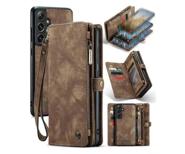 Чехол - кошелек CaseMe Retro Leather для Samsung Galaxy A56 Коричневый Чехол - кошелек CaseMe Retro Leather для Samsung Galaxy A56 Коричневый