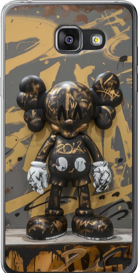 Чехол на Samsung Galaxy A7 (2016) A710F Bronze kaws (6097t-121-42517)