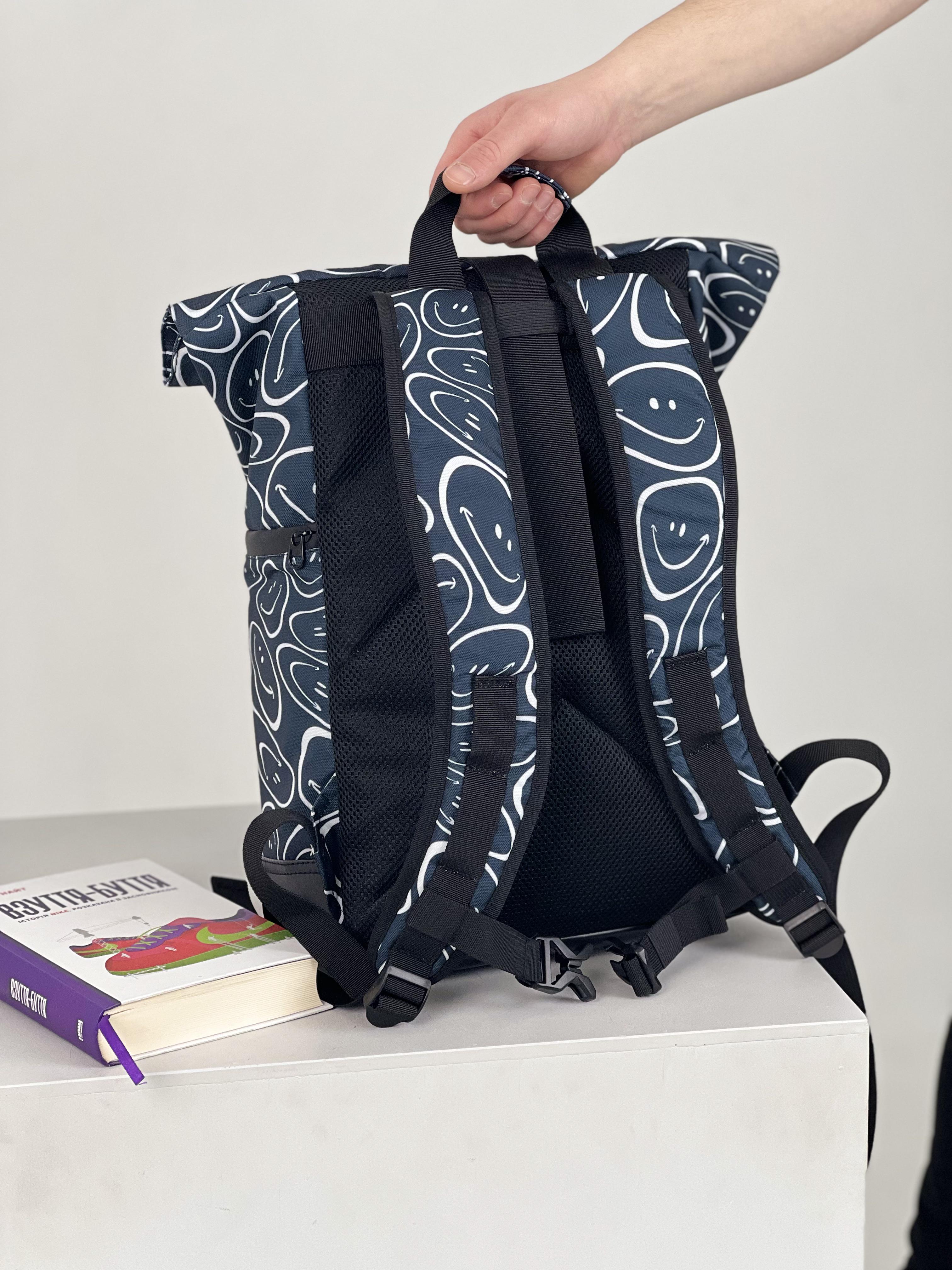 Рюкзак трансформер Tobeyou Rolltop Travel Smile 20 л (418448277) - фото 2