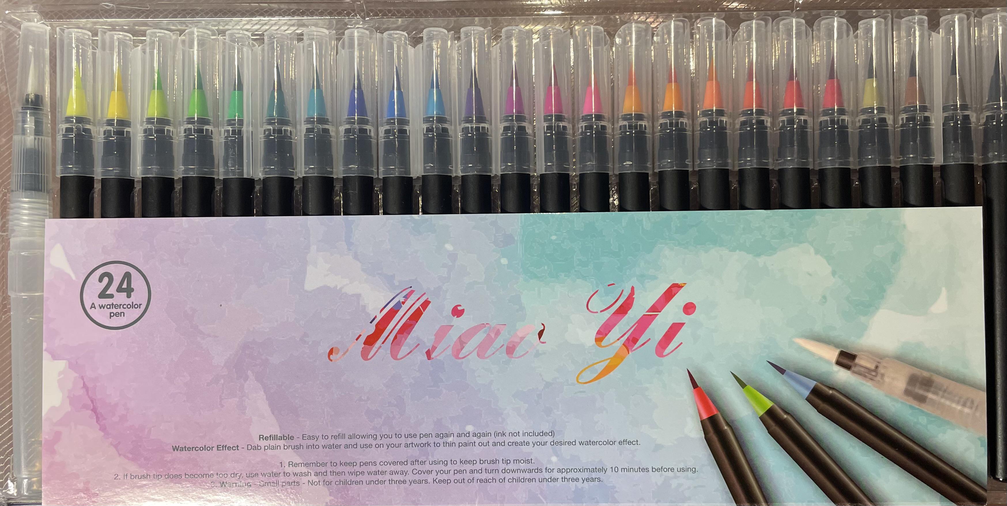 Акварельні маркери 24+1 Watercolor Brust - фото 2 Акварельні маркери 24+1 Watercolor Brust - фото 2