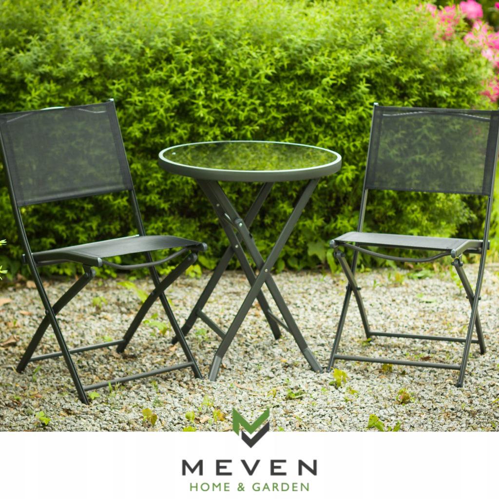 Комплект садовой мебели для балкона террасы Caffe Latte Meven 2 стула со столом (MV-FS210R) - фото 3