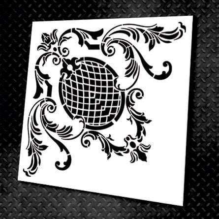 Трафарет багаторазовий DFA Круглий візерунок 52 для штукатурки та фарби (С00052)