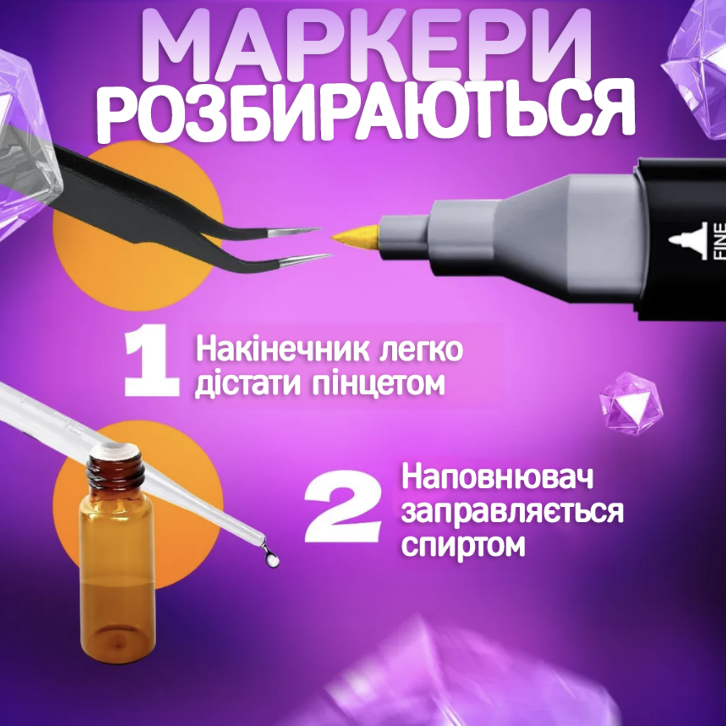 Набір маркерів Sketchmarker 24 шт. в сумці Різнокольоровий (Е500080) - фото 4 Набір маркерів Sketchmarker 24 шт. в сумці Різнокольоровий (Е500080) - фото 4