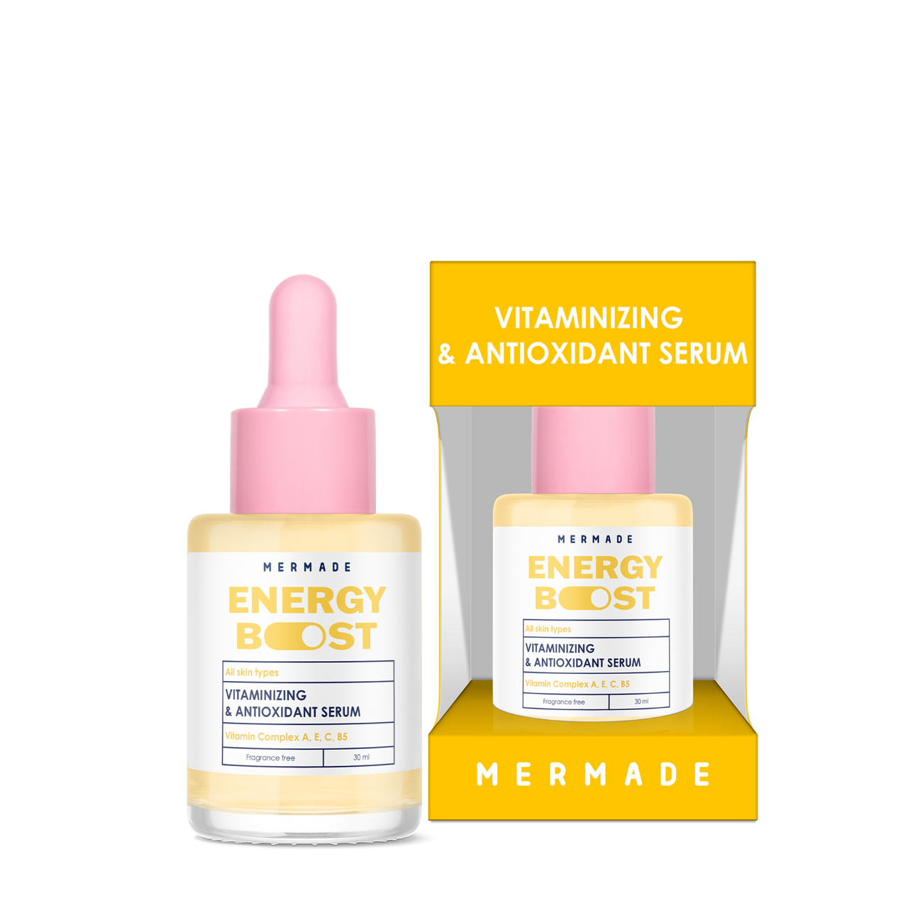 Сыворотка для лица витаминная Mermade Energy Boost Vitamin Complex А/Е/С/В5 30 мл (2365254012)