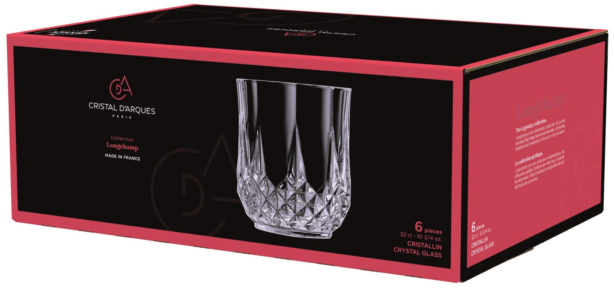 Набір склянок CD'A LONGCHAMP 6Х 320 мл (UG-L7555) - фото 8 Набір склянок CD'A LONGCHAMP 6Х 320 мл (UG-L7555) - фото 8