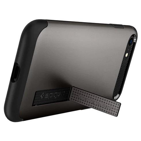 Чохол протиударний із підставкою Spigen Slim Armor ACS00887 для iPhone 7/8/SE SE 2 2020/2022 Gunmetal - фото 2