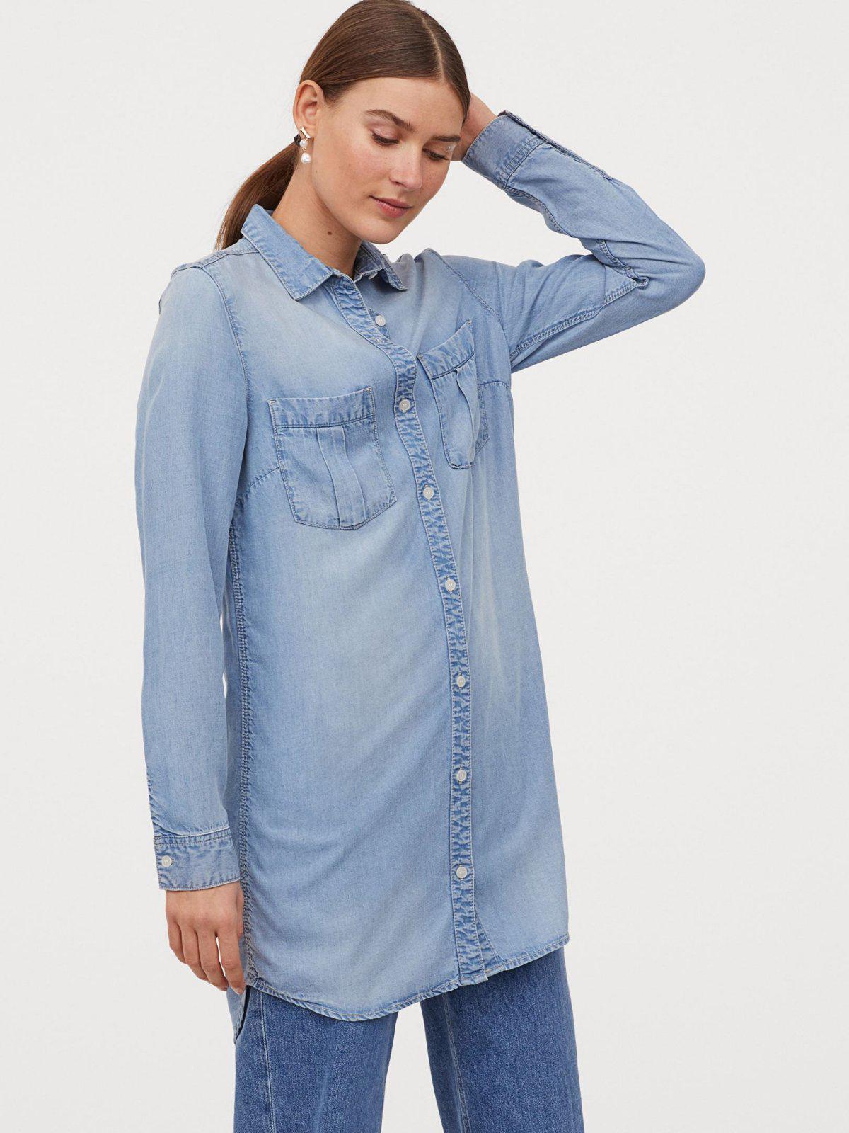 Сукня сорочка L Блакитний (9297514wer)