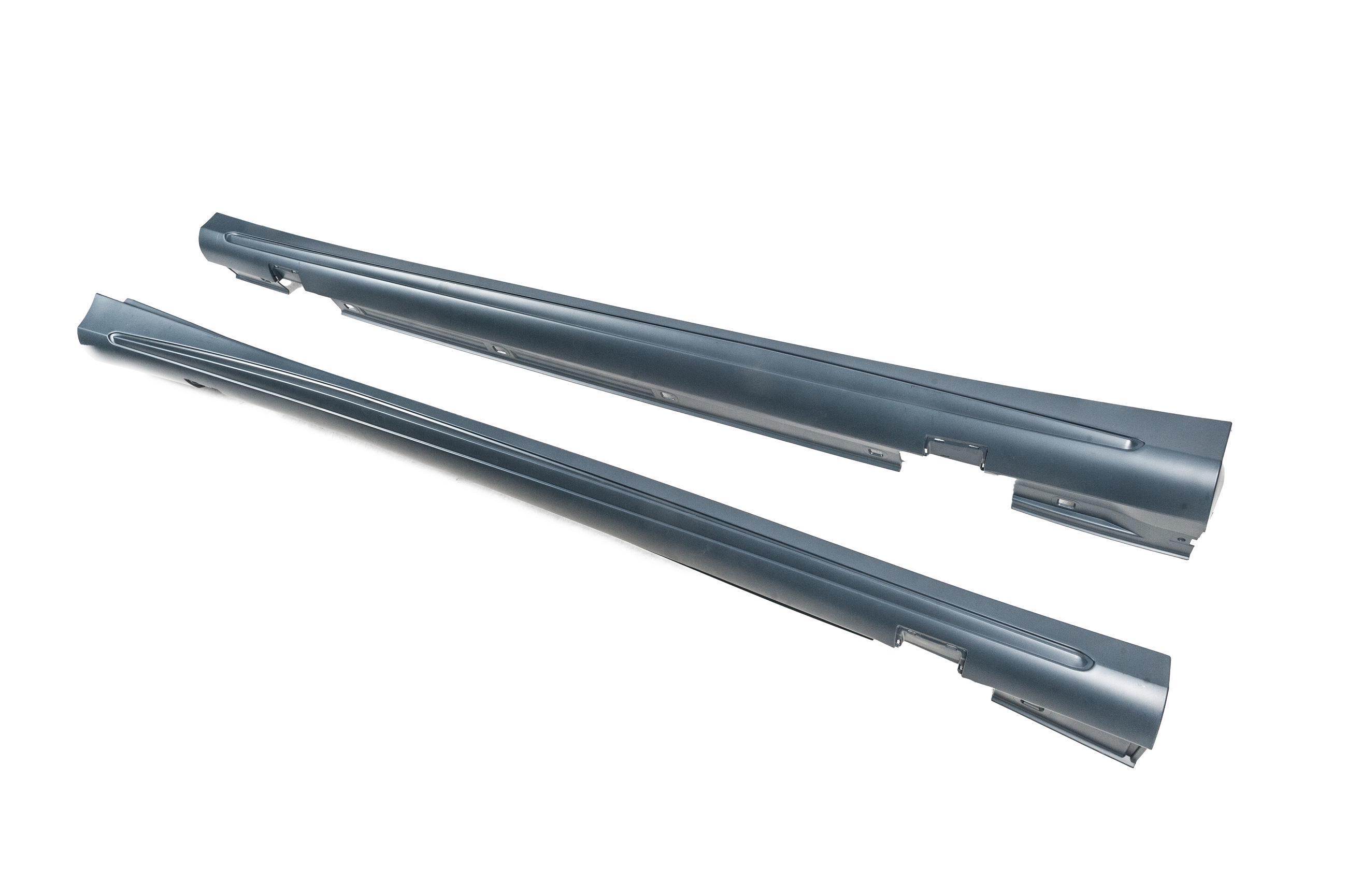 Бокові пороги GBT для Mercedes CLA C117 2013-2019 рр. пластик під фарбування (182893)