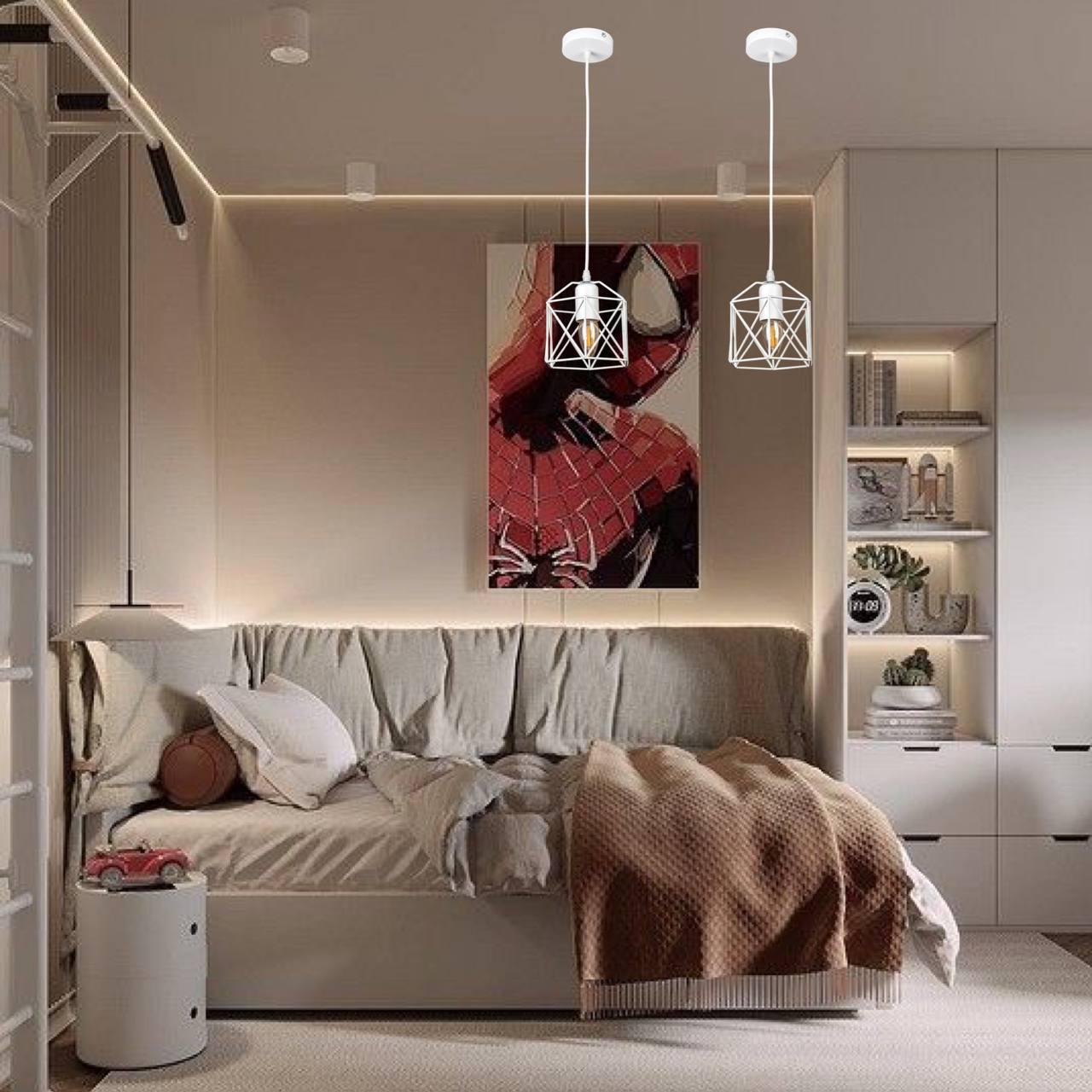 Підвісний світильник Levistella 56-PR101F-1 WH фігурний Білий (56-PR101F-1 WH) - фото 2 Підвісний світильник Levistella 56-PR101F-1 WH фігурний Білий (56-PR101F-1 WH) - фото 2