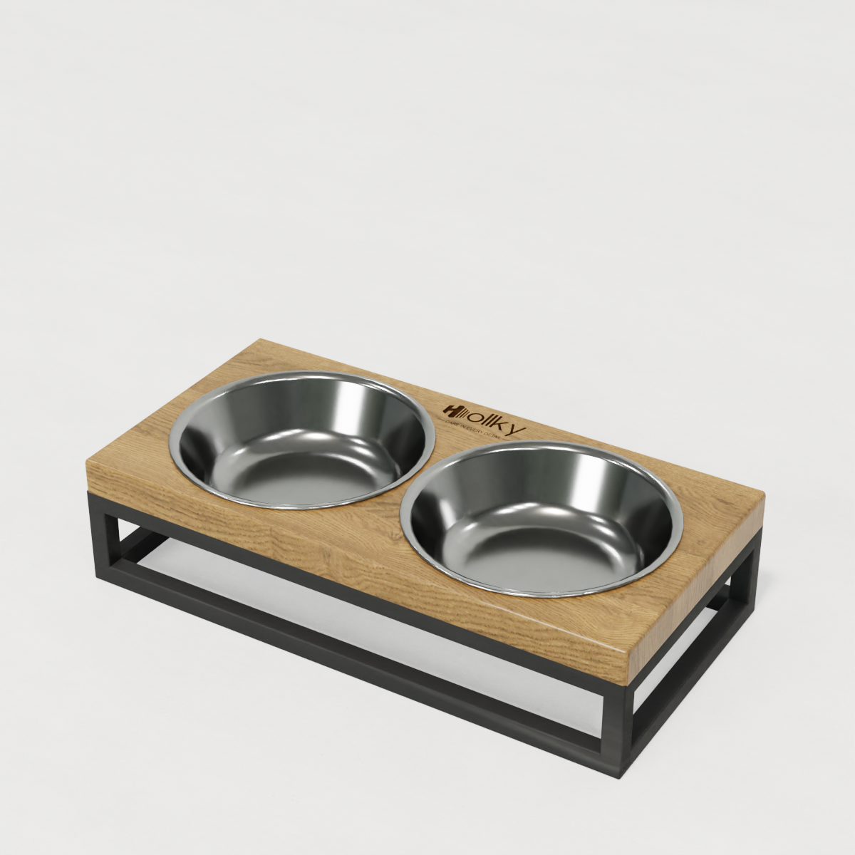 Миски на подставке для маленьких собак и котов Hollky Base XS 2х0,25 л (BXS-28145-GRNT) - фото 9 Миски на подставке для маленьких собак и котов Hollky Base XS 2х0,25 л (BXS-28145-GRNT) - фото 9