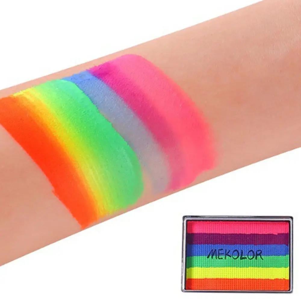 Аквагрим флуоресцентний Mekolor палітра райдужних кольорів (WN-6-MK-8601) - фото 2 Аквагрим флуоресцентний Mekolor палітра райдужних кольорів (WN-6-MK-8601) - фото 2