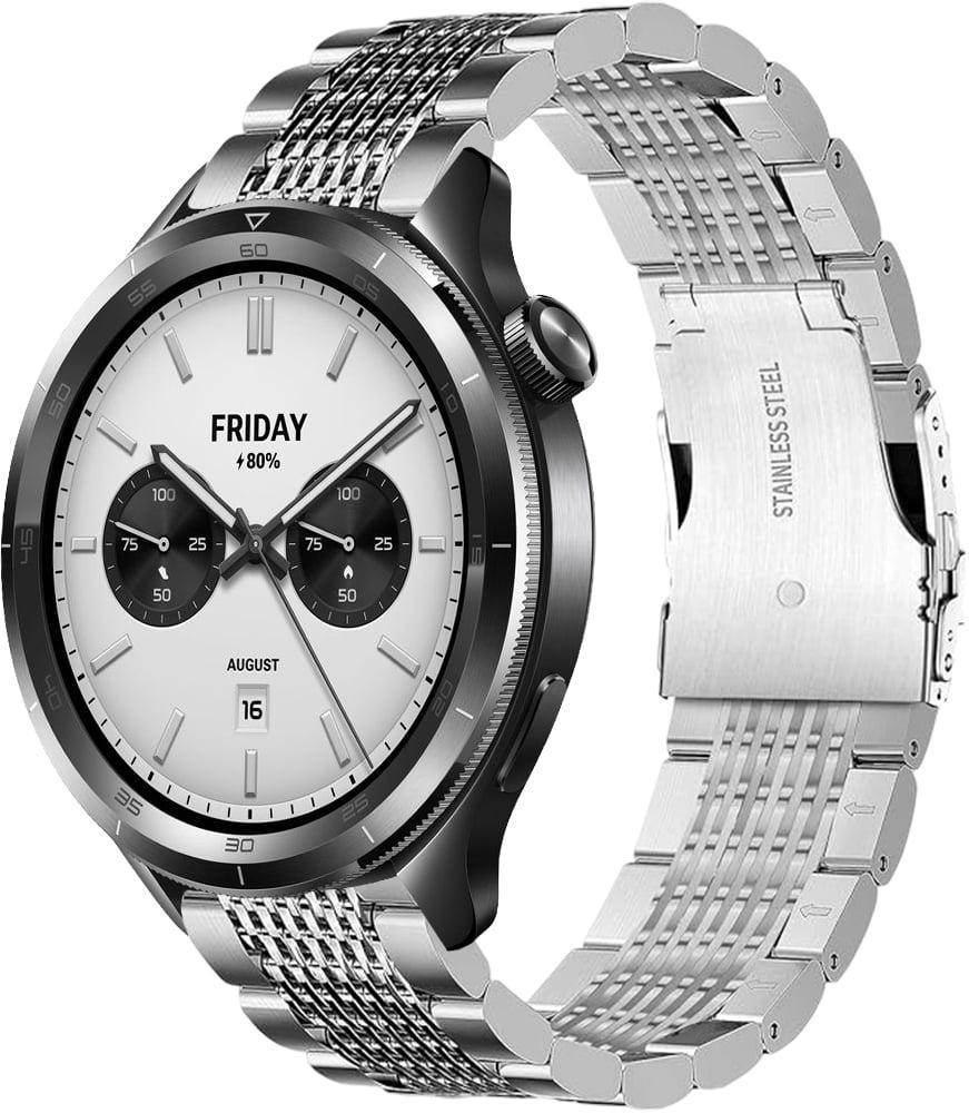 Ремешок металлический Gripix для Xiaomi Watch S4 47 мм Silver (42040-59)