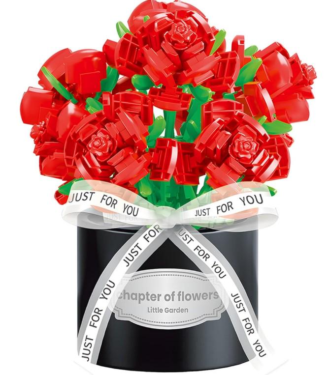 Конструктор Red Bouquet серия Floral Luxury Букет красных роз 514 деталей (2104619302) Конструктор Red Bouquet серия Floral Luxury Букет красных роз 514 деталей (2104619302)