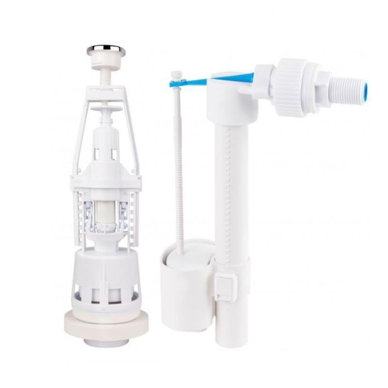 Комплект арматуры Lidz WHI 60 02 K001 03 с клапаном боковой подачи 1/2" Хром (24847404)