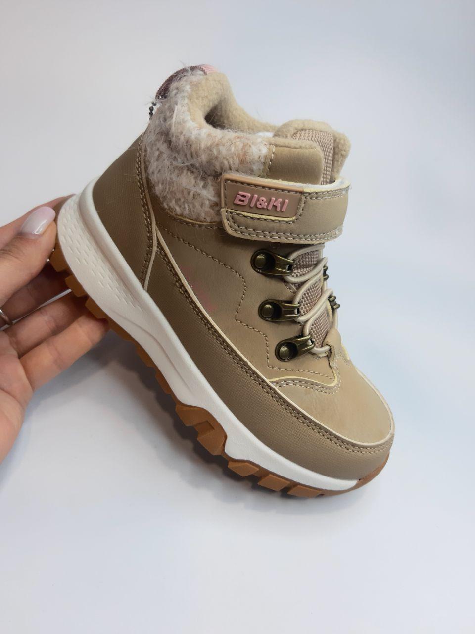 Ботинки Bi&Ki р. 28 18 см Бежевый (01421 C) - фото 2
