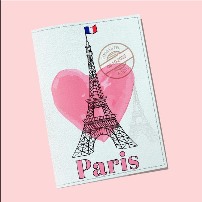 Обложка на паспорт Wall-style The cover Paris 9,6x13,3 см (913107)