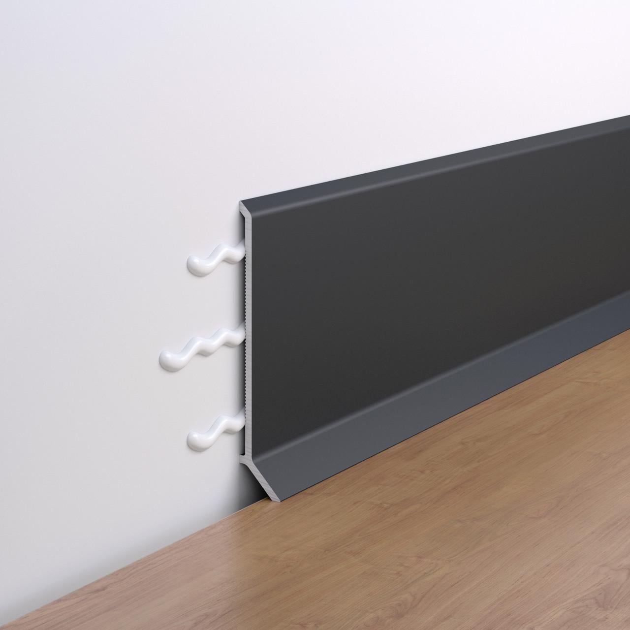 Плинтус накладной FSPRO P60 алюминиевый 2,5 м Черный (F1.P60RALB) Плинтус накладной FSPRO P60 алюминиевый 2,5 м Черный (F1.P60RALB)