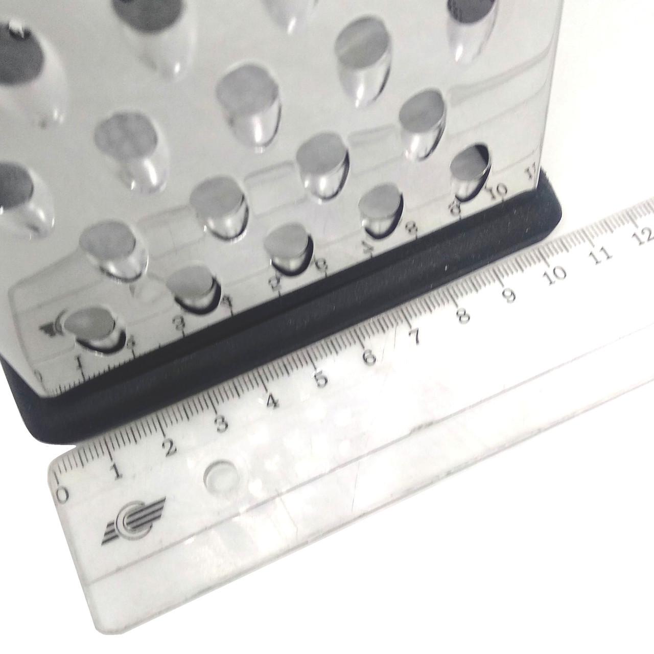 Терка из нержавеющей стали 4-сторонняя на резинке Empire 2405 (201714) - фото 5