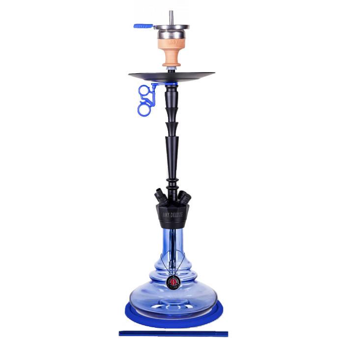 Кальян AMY Deluxe 065 Alu X на 1 персону 76 см Синий (1204677156)
