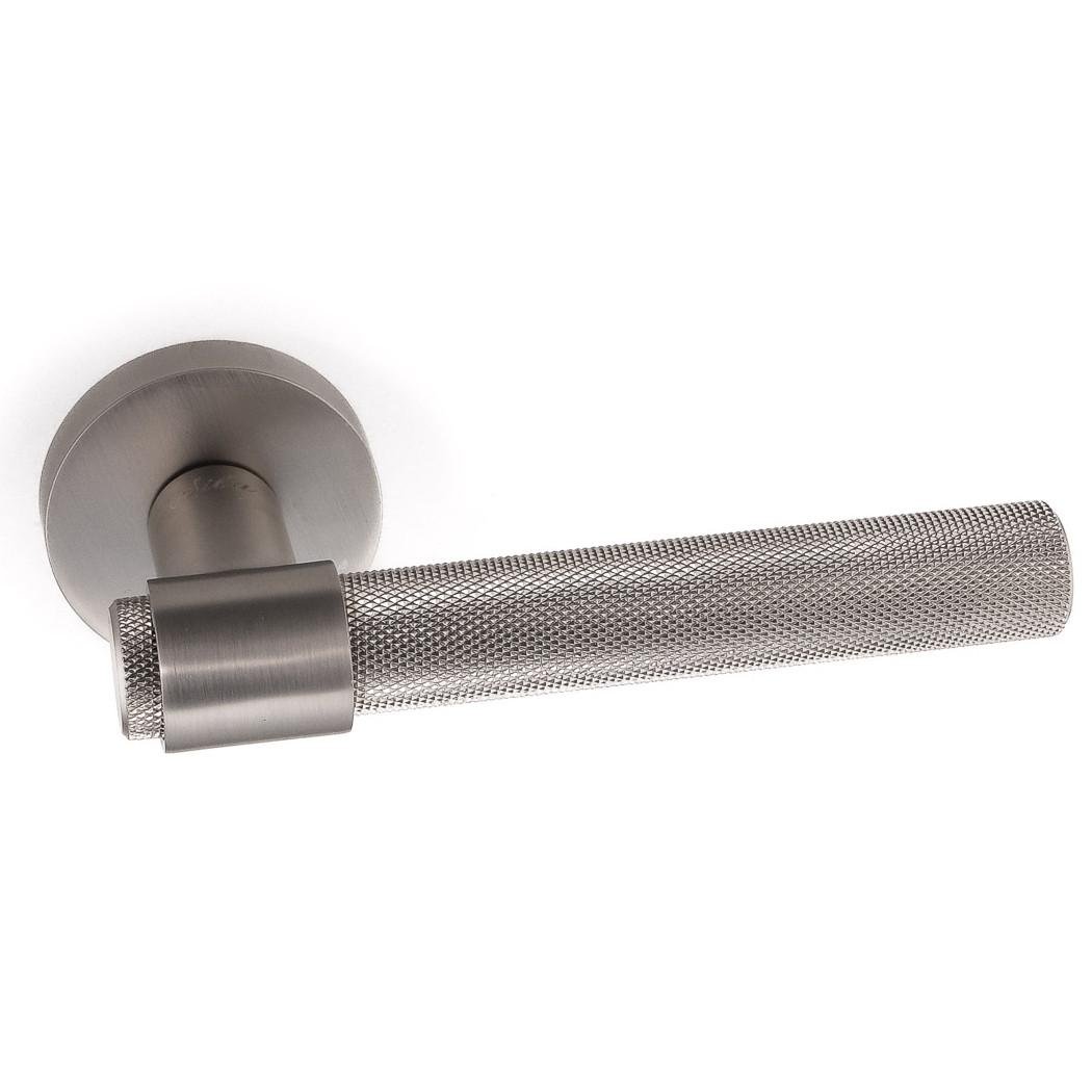 Ручка дверная на розетке Siba OLIMPIA Никель матовый (A75 0 24 24) - фото 2