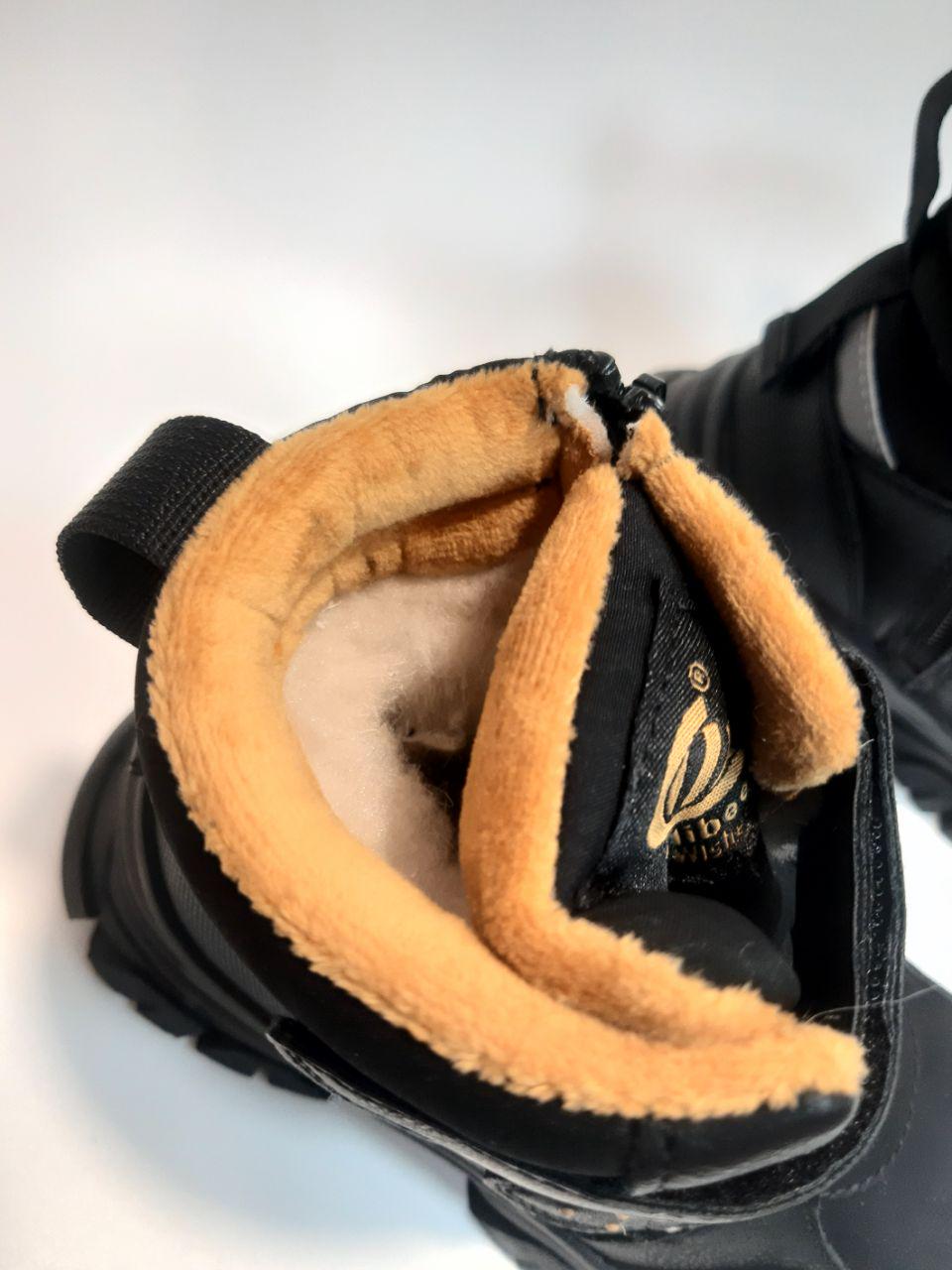 Черевики зимові Clibee для хлопчика р. 36 23.4 см Чорний (395) - фото 6