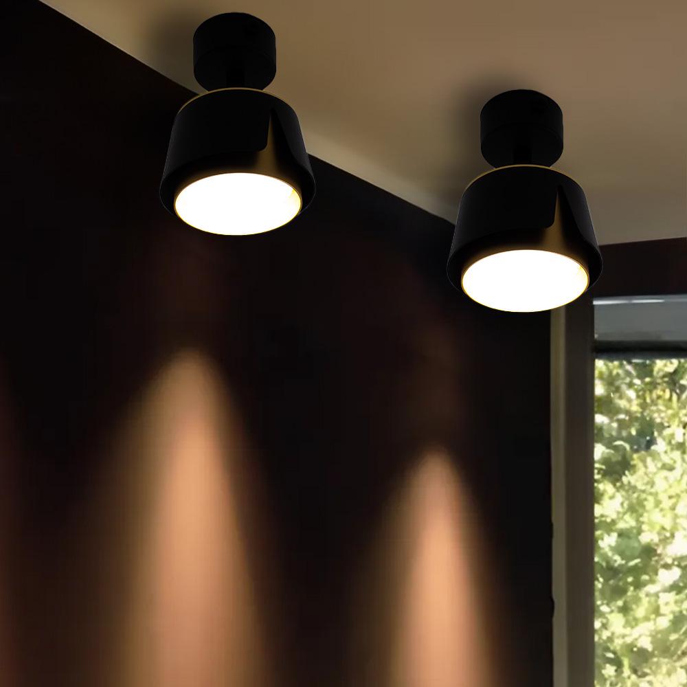 Светильник точечный ESLLSE TELA R DL GX53 100x135 мм Черно-золотой (10528) - фото 7 Светильник точечный ESLLSE TELA R DL GX53 100x135 мм Черно-золотой (10528) - фото 7