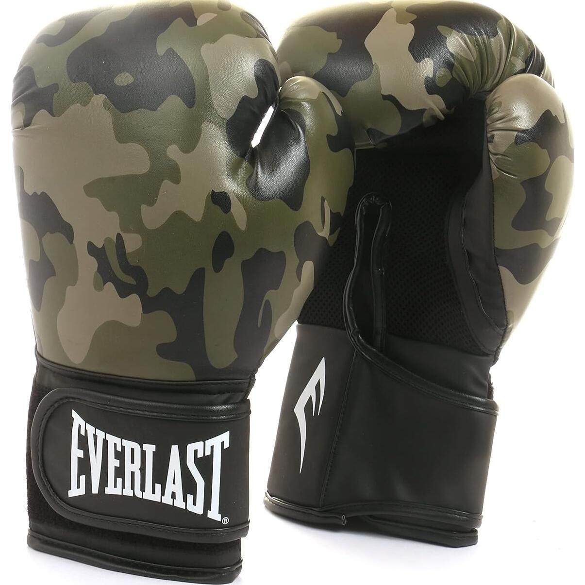 Перчатки боксерские Everlast SPARK TRAINING GLOVES камуфляжные 14 унций р. 14 Хаки (P00002415)