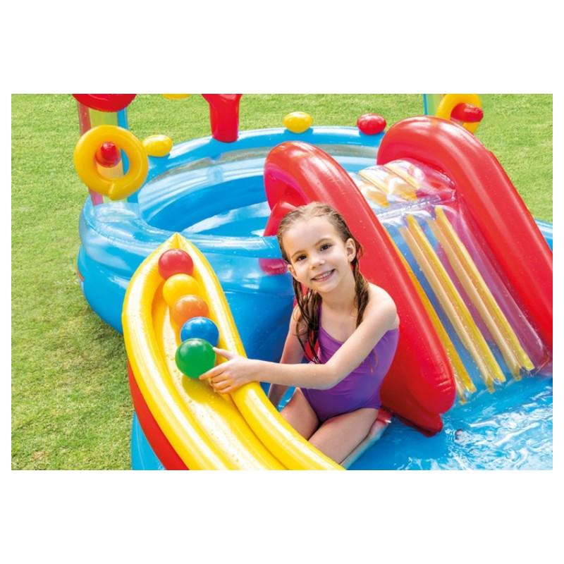 Надувной игровой центр Intex с горкой Радуга (GH5898) - фото 3