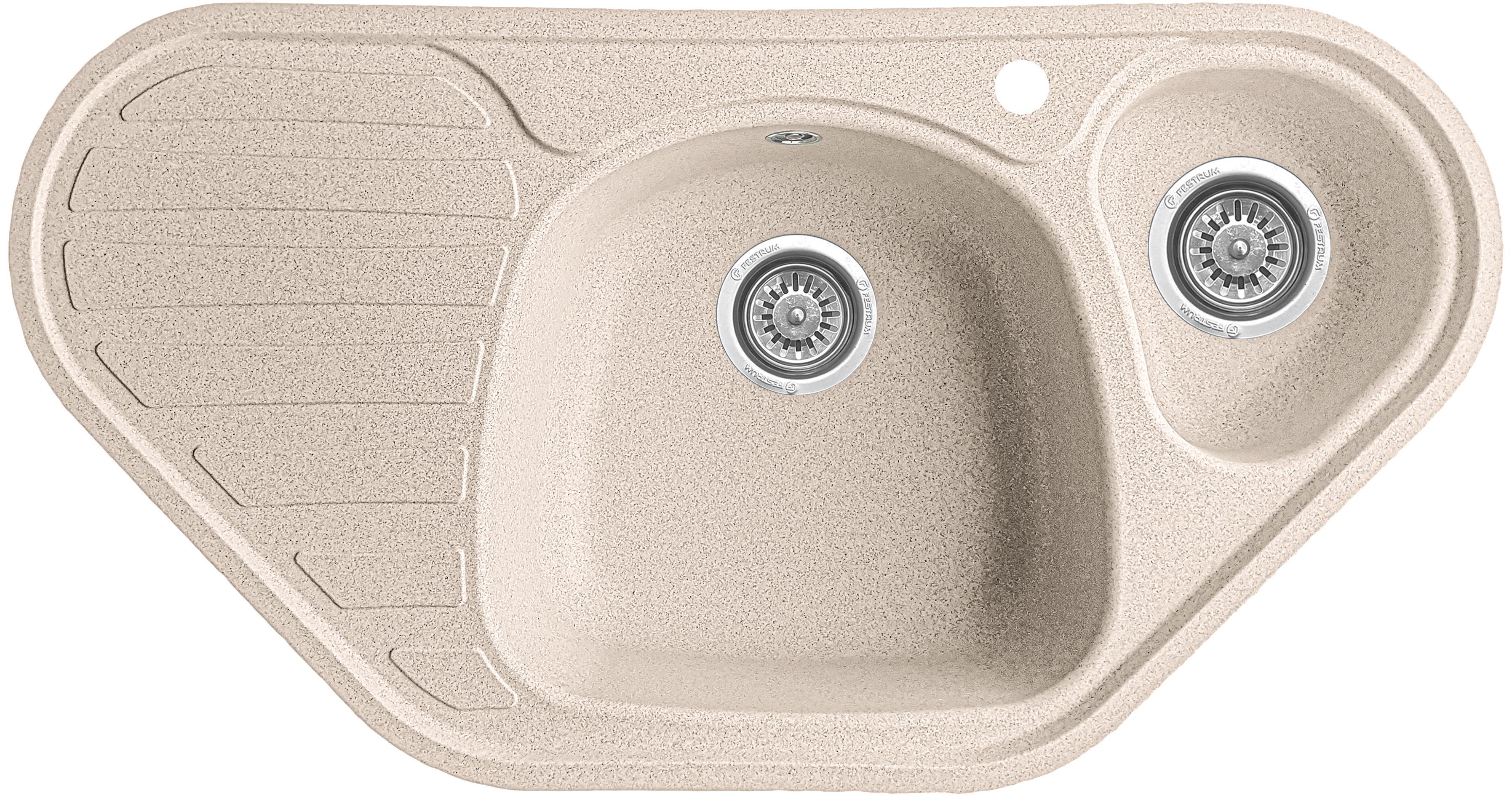 Мойка кухонная EcoLine EL20R 950x500 мм Бежевый Мойка кухонная EcoLine EL20R 950x500 мм Бежевый