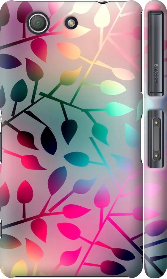 Чехол на Sony Xperia Z3 Compact D5803 Листья (2235m-277-42517) Чехол на Sony Xperia Z3 Compact D5803 Листья (2235m-277-42517)