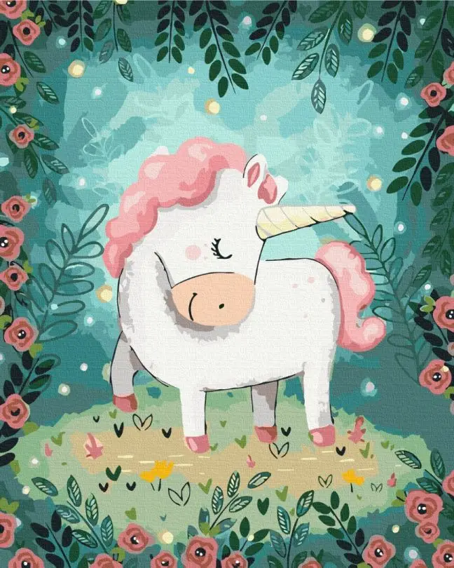 Картина по номерам Brushme Единорог 40x50 см (BSM-B43586)