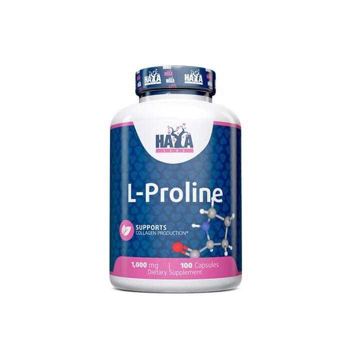 Амінокислота L-пролін Haya Labs L-Proline 100 капсул 1000 mg