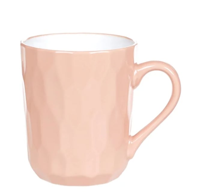 Чашка керамическая Flora Пастораль 0,35 л Персиковый (32000)