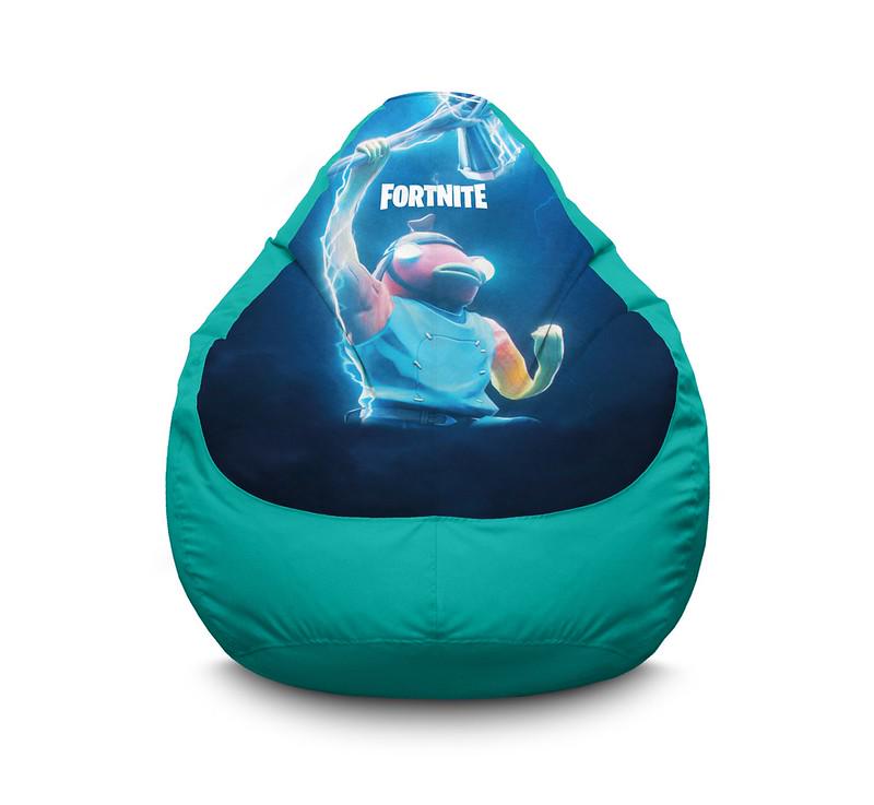 Кресло мешок iPuff Fortnite Fishstick Оксфорд XXL 90х125 см Бирюзовый Кресло мешок iPuff Fortnite Fishstick Оксфорд XXL 90х125 см Бирюзовый