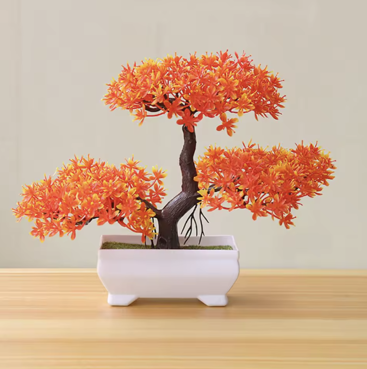 Бонсай искусственный в горшке Sunset Glow Bonsai 26x19 см Оранжевый (MK001052) - фото 4 Бонсай искусственный в горшке Sunset Glow Bonsai 26x19 см Оранжевый (MK001052) - фото 4