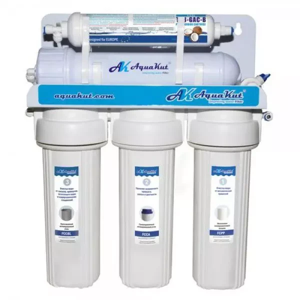 Система обратного осмоса Aquakut без насоса 50G RO-5 Е01 (104-434)