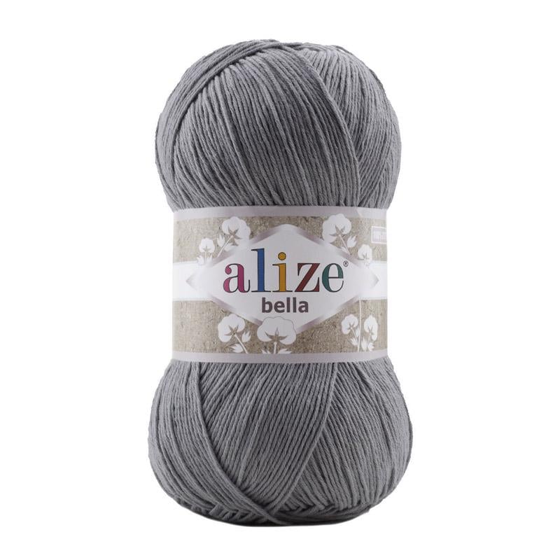 Пряжа Alize Bella 87 Сірий