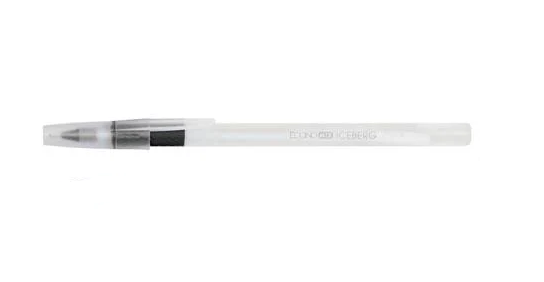 Ручка масляна Economix Iceberg 0,7 мм Чорний (E10197-01)