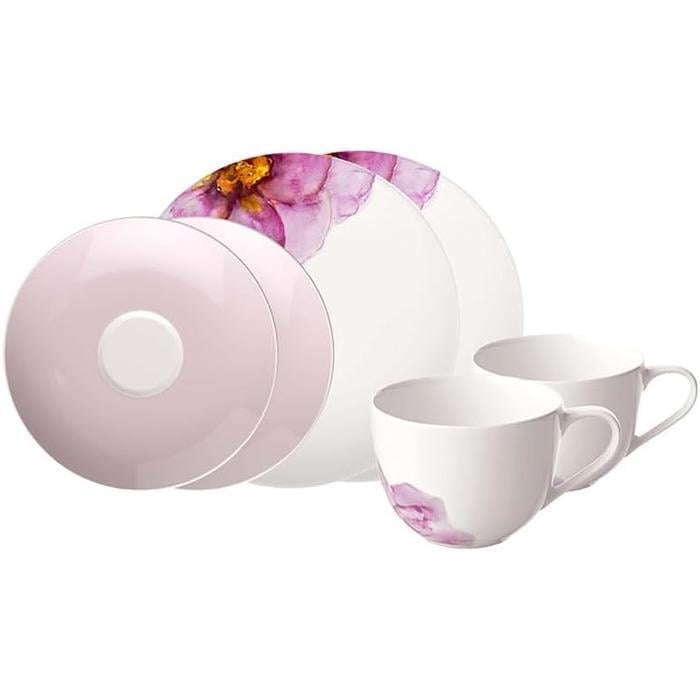 Сервиз кофейный Villeroy & Boch Rose Garden 2 персоны, 6 пр.