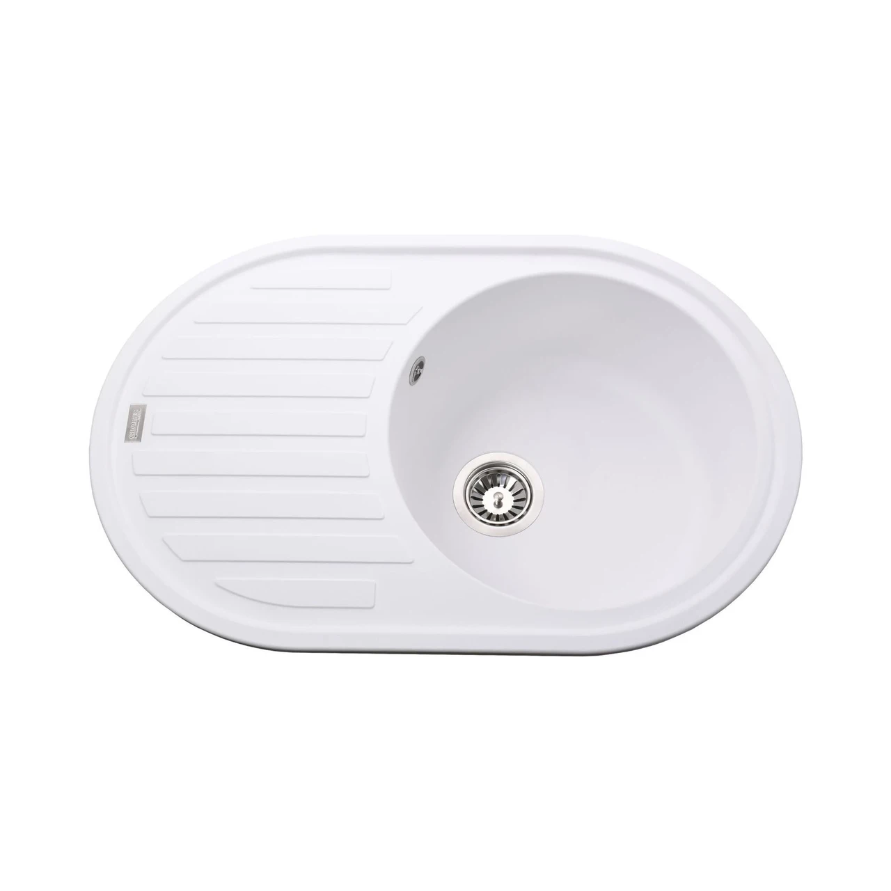 Мойка гранитная Globus Lux OHARA А0007 770х500 мм Белый (04000143)