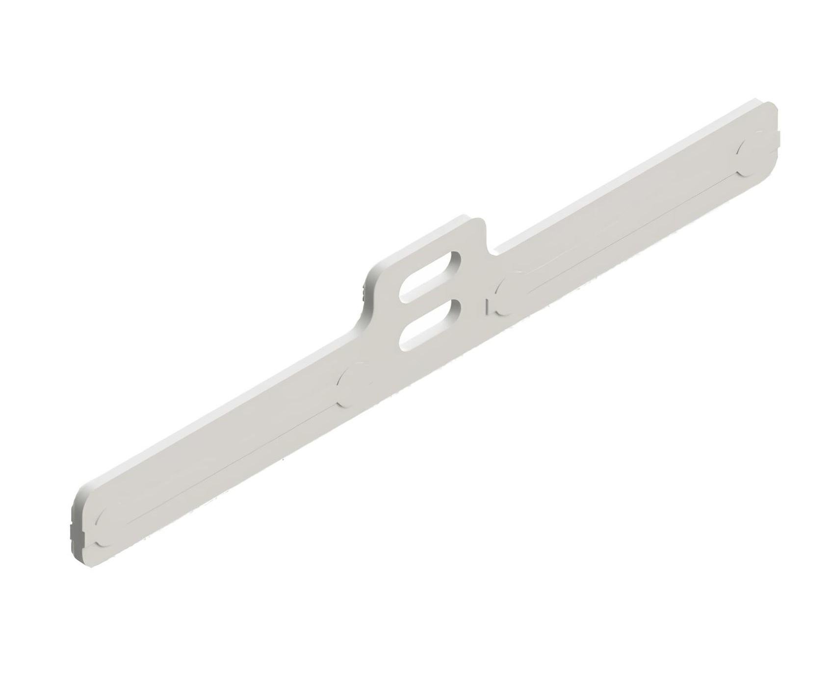 Вішалка вертикальних жалюзі для ламелі із двома зачіпками віконцями отворами 89 мм 40 шт. Білий (560816) Вішалка вертикальних жалюзі для ламелі із двома зачіпками віконцями отворами 89 мм 40 шт. Білий (560816)