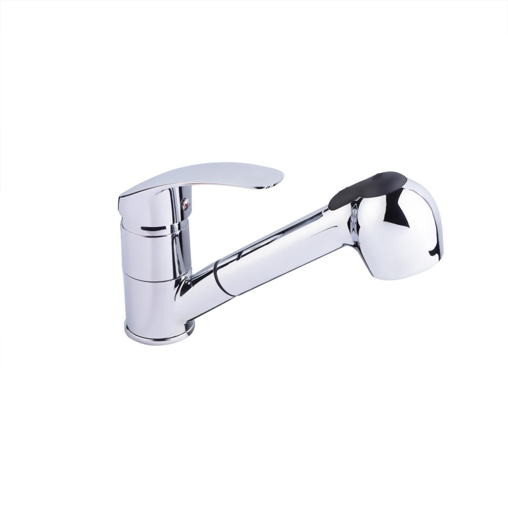 Смеситель для кухни Lidz Mars 011 с выдвижным изливом k40 Chrome (LDMAR011CRM34859)